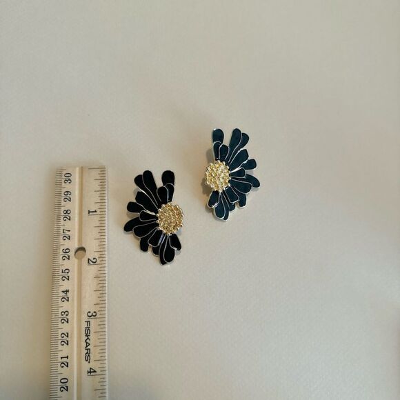 Flower earrings M839 - Picture 5 of 5